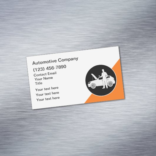 Automotive Nieuwe Visitekaartje Magneten (Voorbeeld)