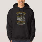 Automotive Nostalgia Classic Car Cruise in Distres Hoodie (Voorkant)