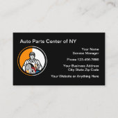 Automotive onderdelen en service visitekaartje (Voorkant)