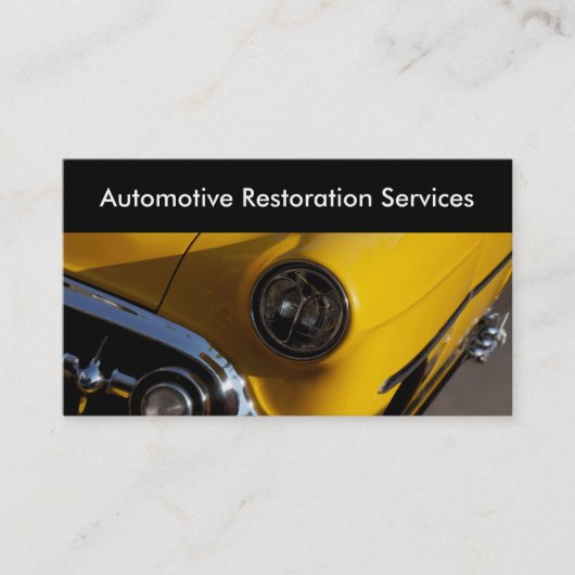 Automotive Restoration Services Visitekaartje (Voorkant)