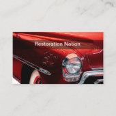 Automotive Retro Restauratie Visitekaartjes (Voorkant)