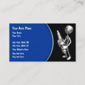 Automotive Retro Sparkplug ontwerp Visitekaartje (Voorkant)