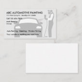 Automotive schilderen Body Shop Visitekaartjes (Voorkant / Achterkant)