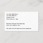 Automotive Schilderen & Collision Services Visitekaartje (Achterkant)