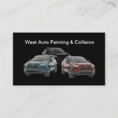 Automotive Schilderen & Collision Services Visitekaartje (Voorkant)