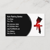 Automotive schilderij Visitekaartje (Voorkant)