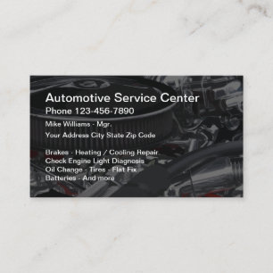 Automotive Service Center Visitekaartje