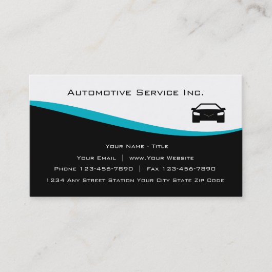 Automotive Service Visitekaartjes (Voorkant)
