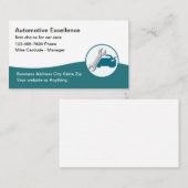 Automotive Services Cool Business Card Design Visitekaartje (Voorkant / Achterkant)