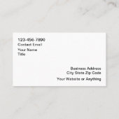 Automotive Services Cool Visitekaartjes (Achterkant)