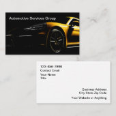 Automotive Services Cool Visitekaartjes (Voorkant / Achterkant)