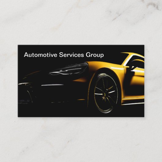 Automotive Services Cool Visitekaartjes (Voorkant)