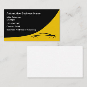 Automotive Services Modern Visitekaartje Design