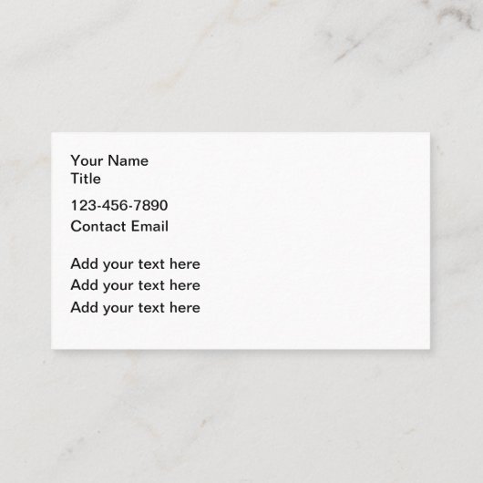 Automotive Slanke Moderne Visitekaartjes (Achterkant)