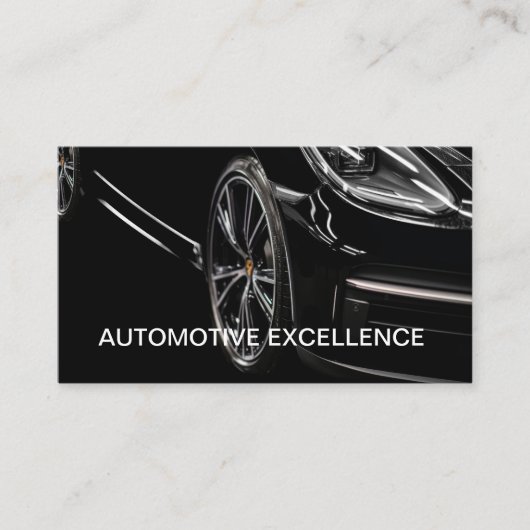 Automotive Slanke Moderne Visitekaartjes (Voorkant)