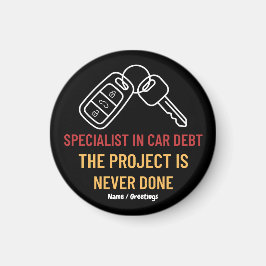 Automotive Sleutel Kunst Het Project Is Nooit Klaa Magneet