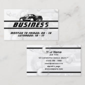 Automotive splash bubbels visitekaartje (Voorkant / Achterkant)