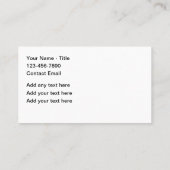 Automotive thema banden Visitekaartje (Achterkant)