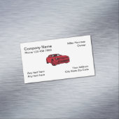 Automotive Thema Eenvoudig ontwerp Visitekaartje Magneet (Voorbeeld)