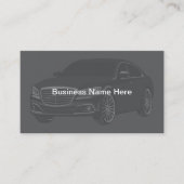 Automotive Theme Business Card Design Visitekaartje (Voorkant)