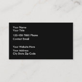 Automotive Theme Visitekaartjes Design (Achterkant)