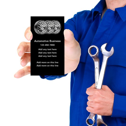 Automotive Tyre Thema Visitekaartjes