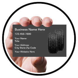 Automotive Tyre Thema Visitekaartjes