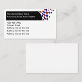 Automotive Visitekaartje Unique Design Sjabloon (Voorkant / Achterkant)