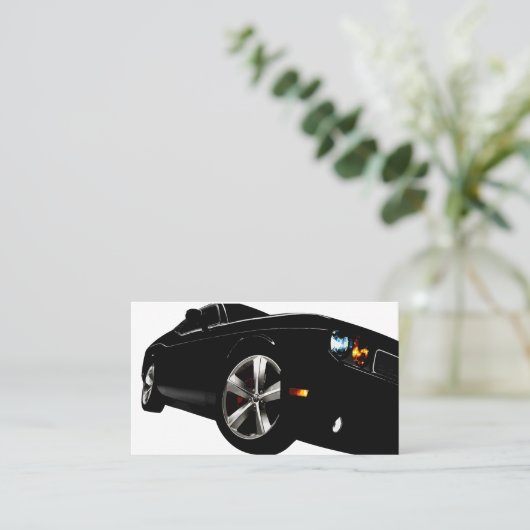 Automotive Visitekaartjes Design Sjabloon (Staand voorkant)