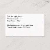 Automotive Visitekaartjes in moderne stijl (Achterkant)