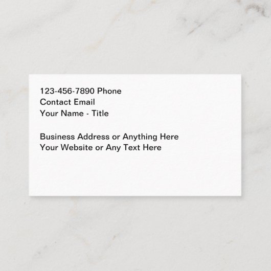 Automotive Visitekaartjes in moderne stijl (Achterkant)