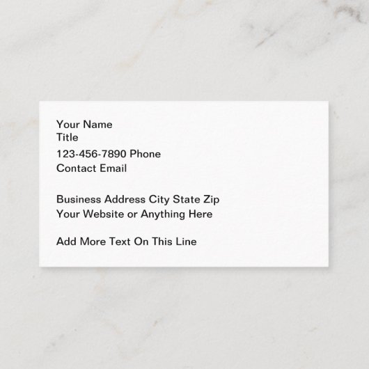 Automotive Visitekaartjes SUV Graphics (Achterkant)