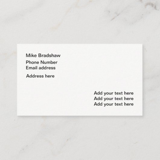 Automotive Window Tinting Visitekaartje (Achterkant)