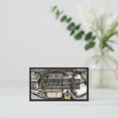 Automotor voor deskundigen op het gebied van motor visitekaartje (Staand voorkant)