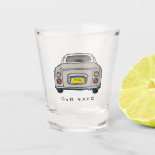 Autonaam Topaz Mist Figaro Figarations Shot Glass Glas (Voorkant)