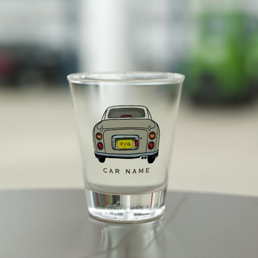 Autonaam Topaz Mist Figaro Figarations Shot Glass Shot Glas