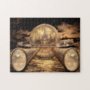 Autonome Pod City-puzzel Legpuzzel