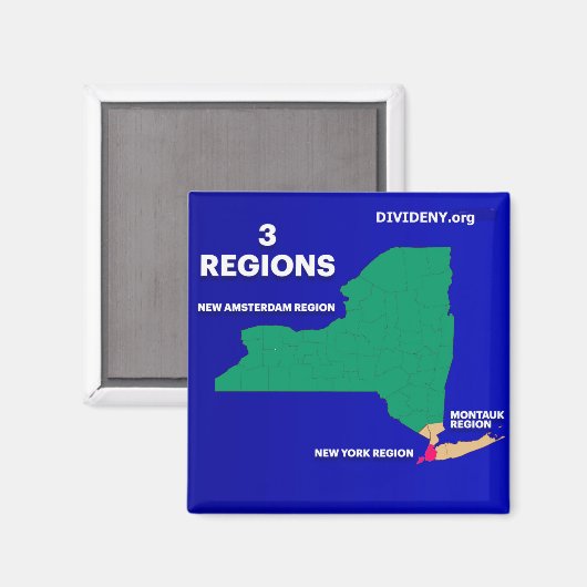 Autonome Regio's magnet (Voorkant / Achterkant)