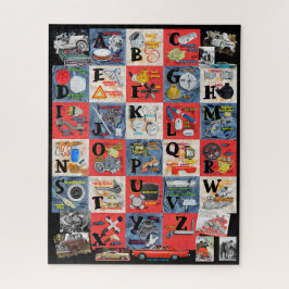 Autoonderdelen Alfabet Puzzle Legpuzzel