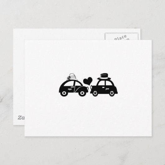 Autopaar Briefkaart (Voorkant / Achterkant)