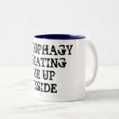 AUTOPHAGE EET ME UPINSIDE TWEEKLEURIGE KOFFIEMOK (Voorkant rechts)