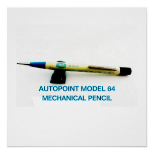 Autopint Model 64 Mechanisch Potlood Perfect Poster