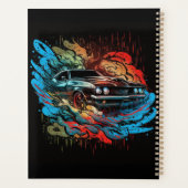 Autoplanner, Kleurrijke Autoplanner, 8,5"x 11" Planner (Achterkant)