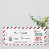 Autopoets Geschenkbon voor Kerst Kaart (Staand voorkant)