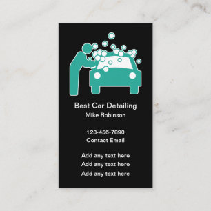Autoprofessionele detailingservices visitekaartje