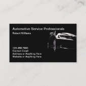 Autoprofessionele diensten visitekaartje (Voorkant)