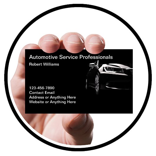 Autoprofessionele diensten visitekaartje