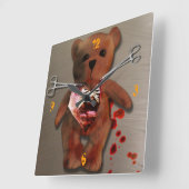 Autopsie van T. Bear Vierkante Klok (Hoek)