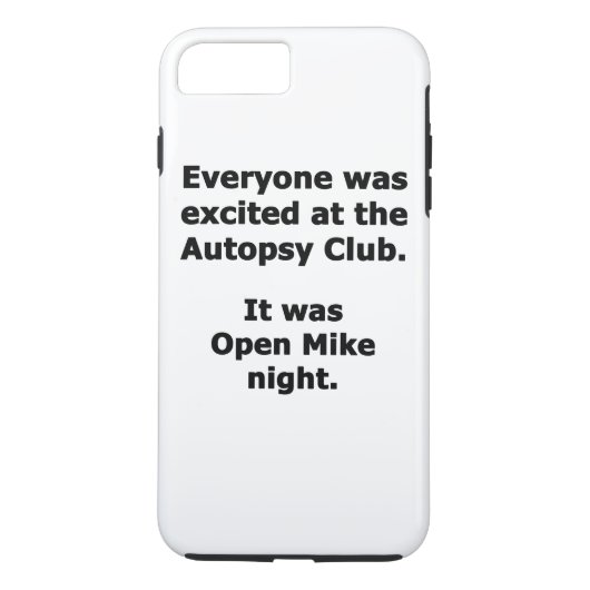 Autopsy Club Case-Mate iPhone Case (Achterkant)