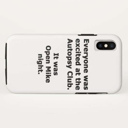 Autopsy Club Case-Mate iPhone Case (Achterkant (horizontaal))
